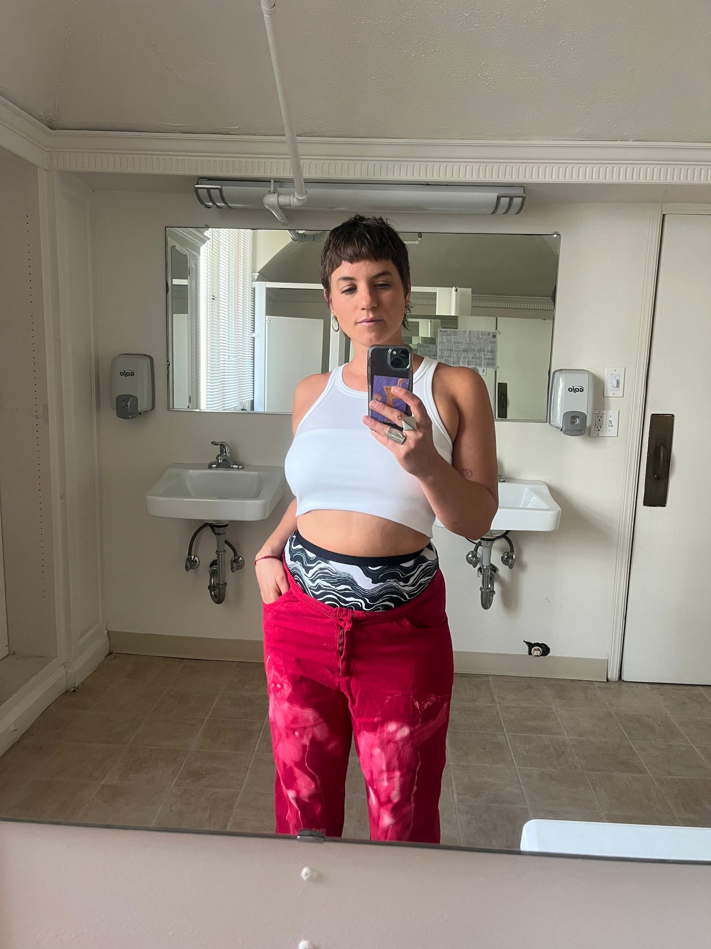cereza upcycled pants
