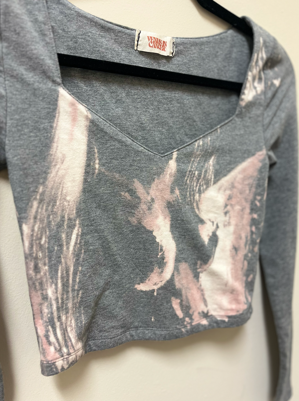 estrella fugaz upcycled crop top