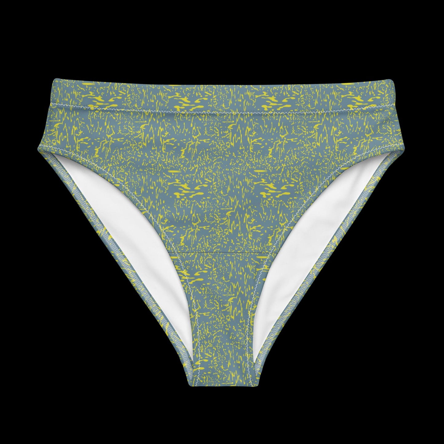 glitch - recycled high-waisted bikini bottom