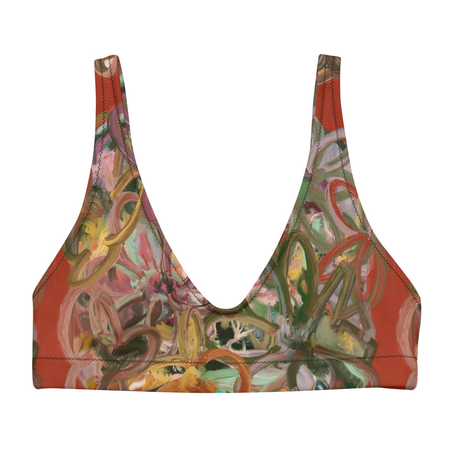 swirl - recycled bikini top