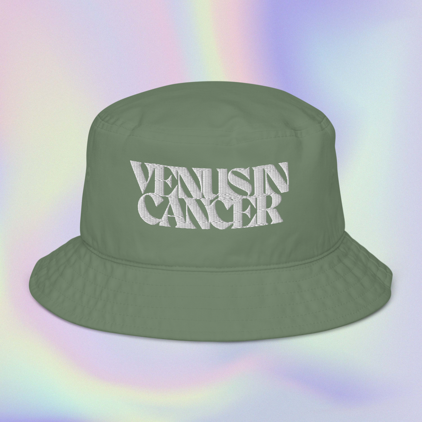 venus in cancer organic bucket hat