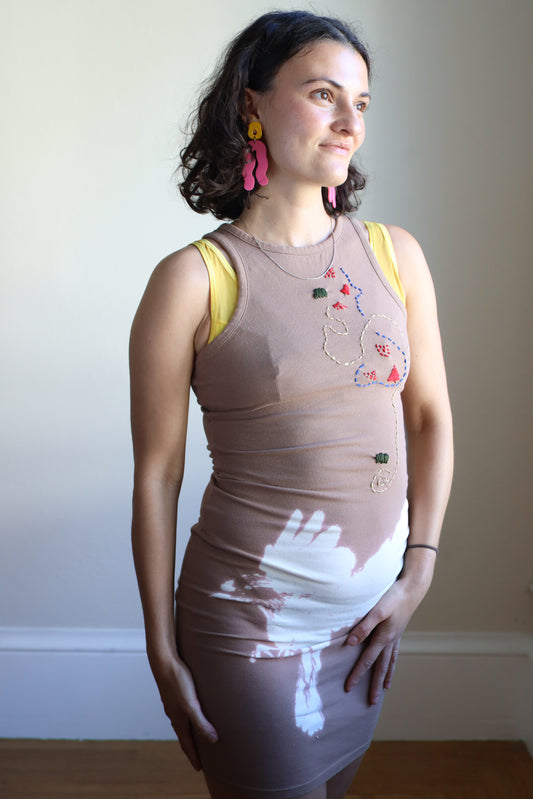 birdsong upcycled dress