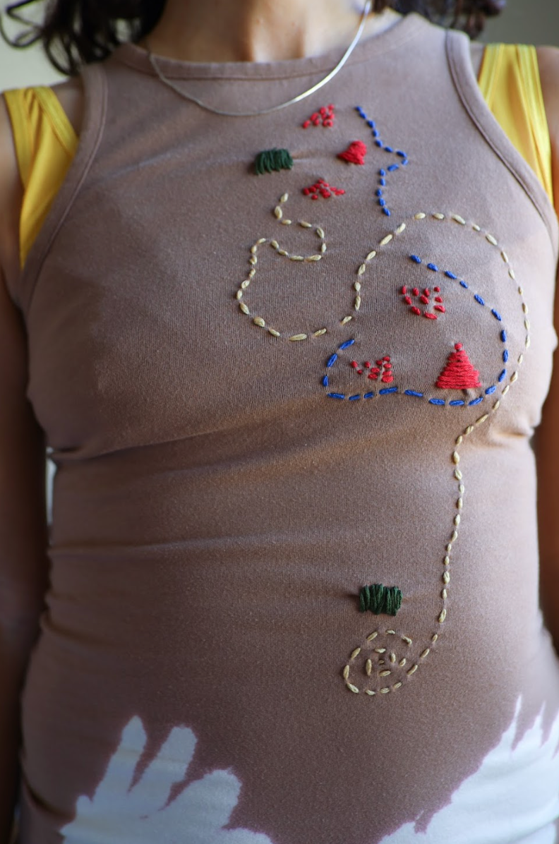 birdsong upcycled dress