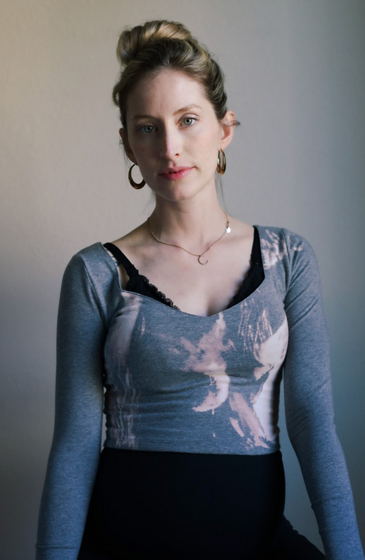 estrella fugaz upcycled crop top