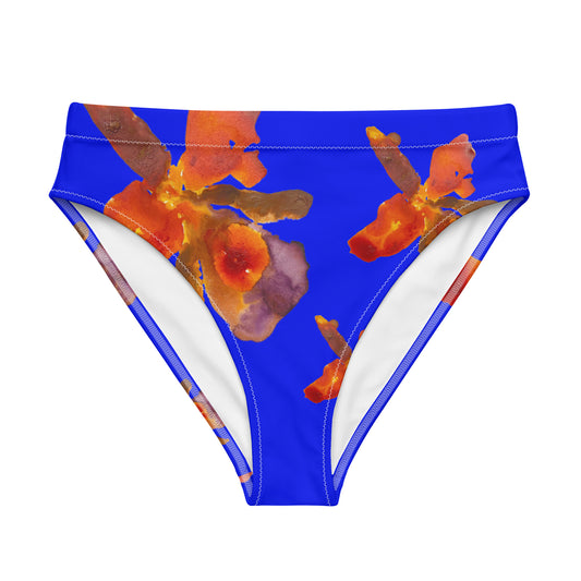 orchid - recycled high-waisted bikini bottom