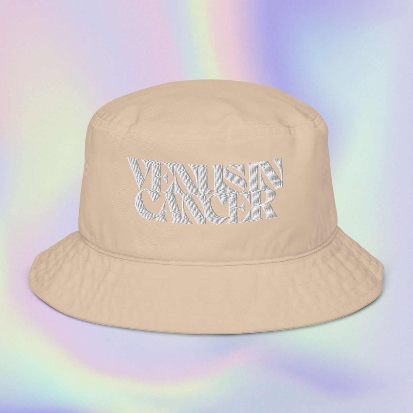 venus in cancer organic bucket hat